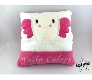 Stickdatei - ITH Kissen Wackelzahn und Fee